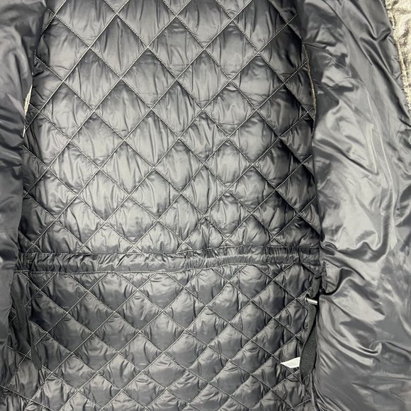 Athleta Women's Whisper Metallic Quilted Velvet Puffer Full Zip Vest Size XL - Picture 8 of 12